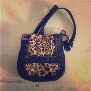 Leopard print crossbody